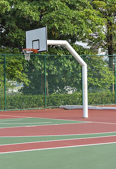 Basketball Court at Akash International School